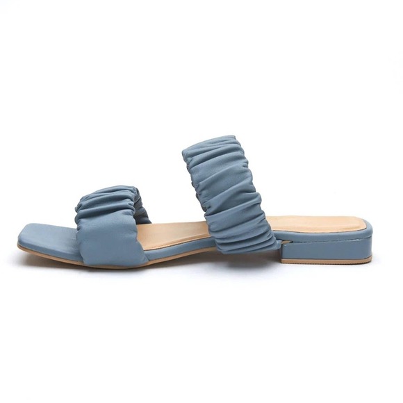 Coconuts No Lies Ruched Sandal Size 9 - Picture 3 of 8